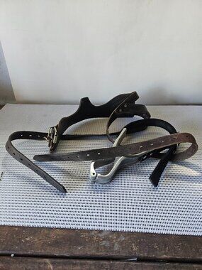 Two horse cribbing collars